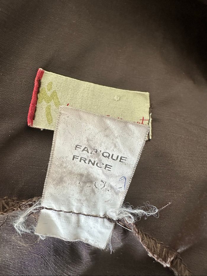 Robe longue marron et turquoise Y2K ici et maintenant t36 S - photo numéro 9