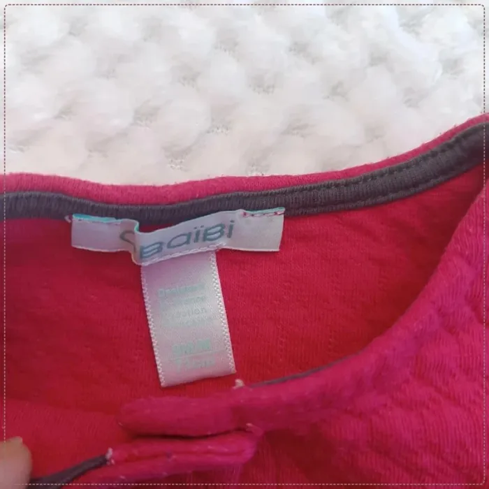 🔸Veste / Gilet Fushia Fille - Obaïbi 9 mois🔸 - photo numéro 3