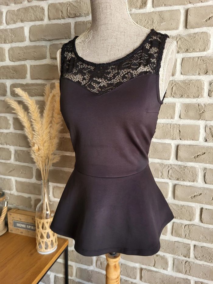 Top noir dos en dentelle H&M - Tendance et élégant - photo numéro 6
