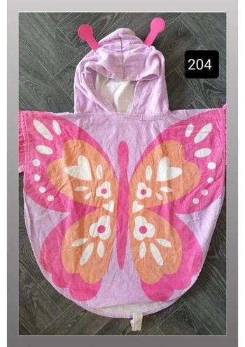 cape de bain fille papillon rose/parme/orange Primark