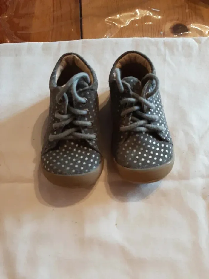 chaussures bottines 1er pas bébé fille pointure 19 Alma