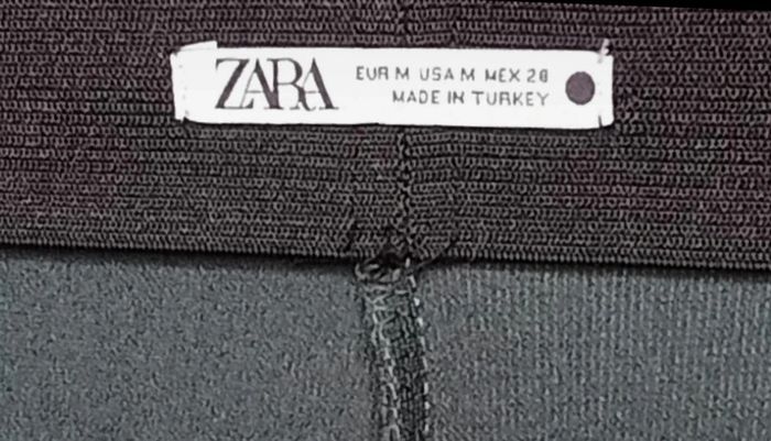 Fuseau / leggings vert Zara taille 38 - photo numéro 6
