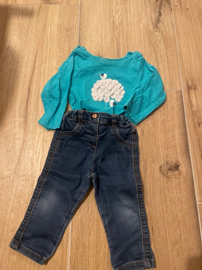 Jean et haut ML 12 mois