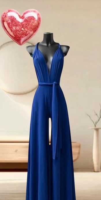 Combinaison multi positions bleu roi dos nu dernier exemplaire