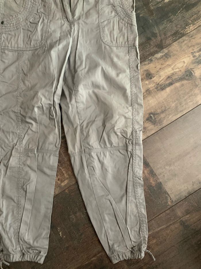 Pantacourt gris toile - photo numéro 2