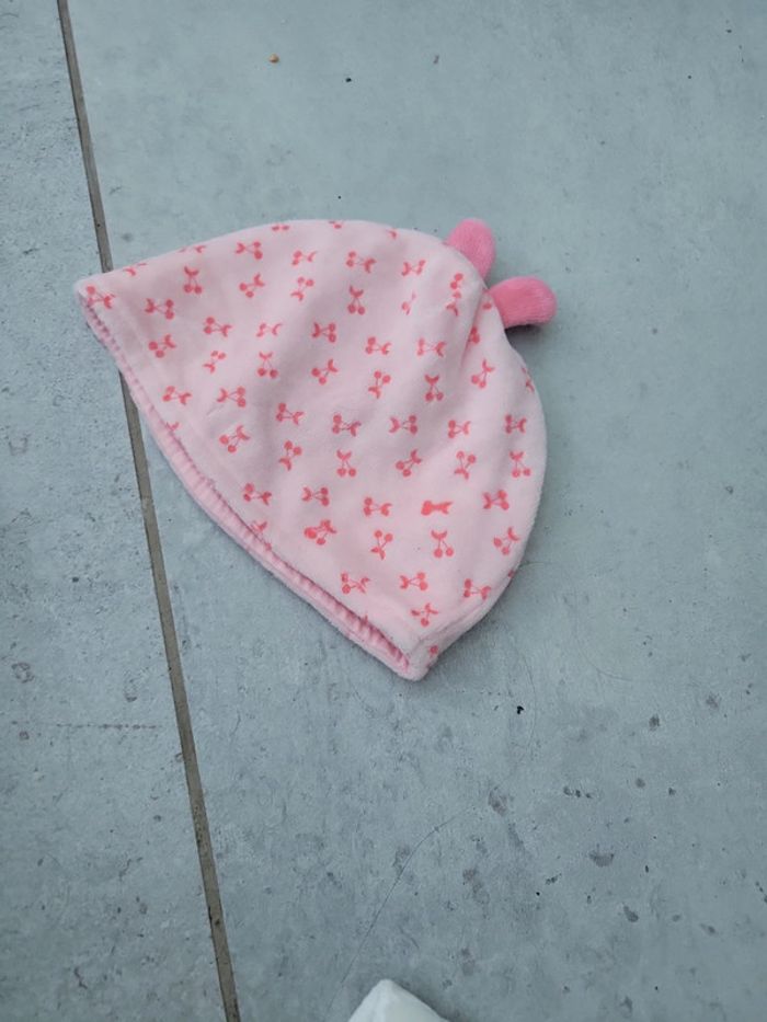 Lot bonnet bébé fille 1 mois - photo numéro 3
