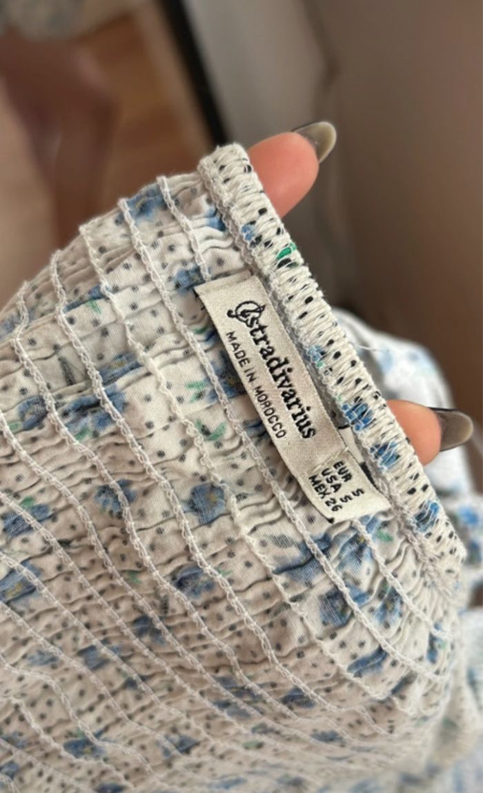 Crop top froncé - manches mi-longues - photo numéro 3