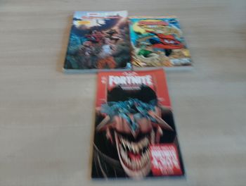 Lot de 3 BD, Fortnite, marvel