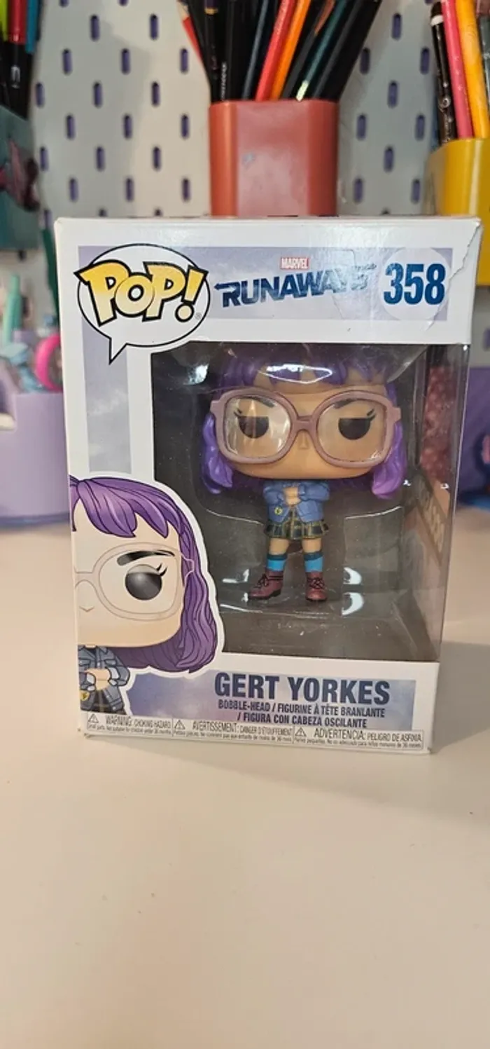 Pop funko  runaways Marvel numero 358 gert yorkes - photo numéro 3