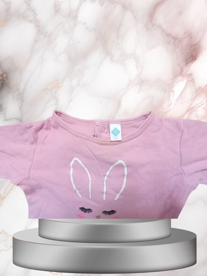 🐰 Pyjama Lapin Rose bébé fille taille 12 mois  🌙 - photo numéro 4