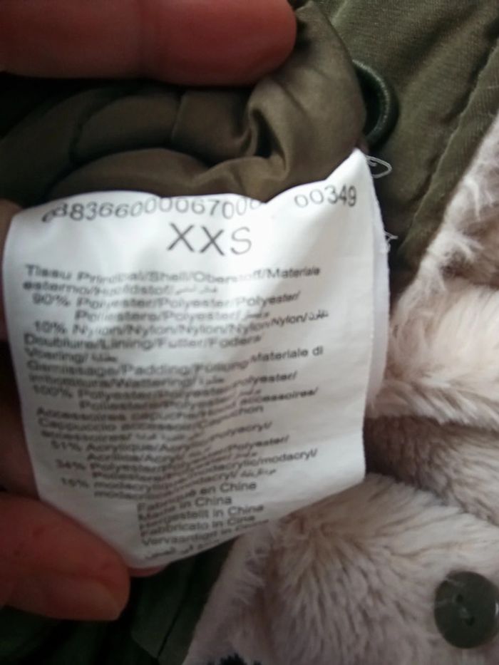 Manteau creeks fille XXS 10 ans - photo numéro 4