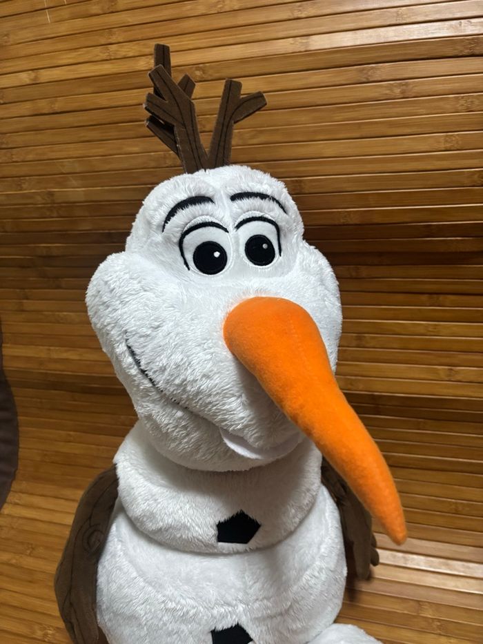 Grande peluche Olaf la reine des neiges 60 cm Disney nicotoy - photo numéro 2