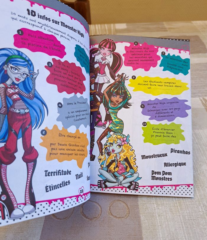 Monster High - Livre activités et jeux - photo numéro 2