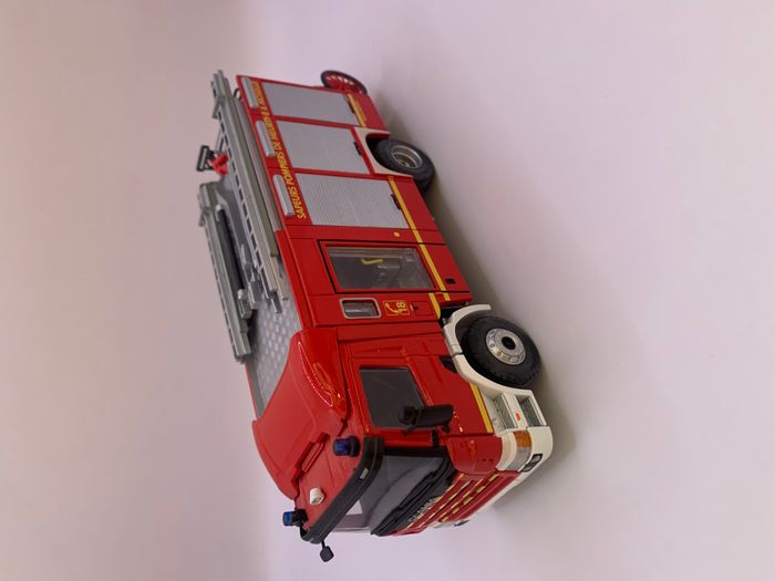 Véhicule Pompier Eligor 1/43éme Scania Cabine Courte FPT Secours Routier Meurthe et Moselle