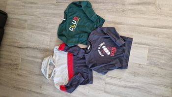 Lot de 3 pulls garçon, taille 6 ans