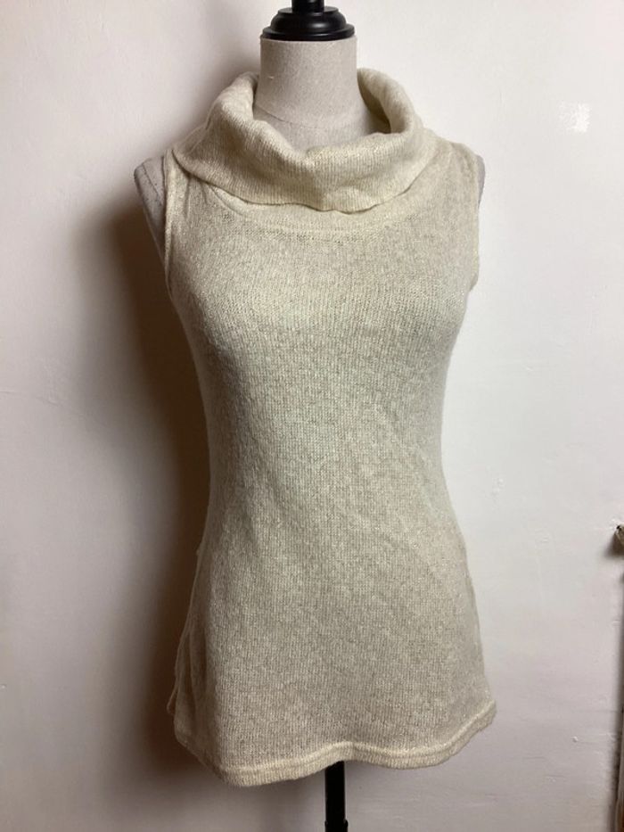 Pull écru et doré Shasa 36