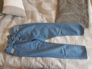 pantalon jean délavé bleu clair 12 ans