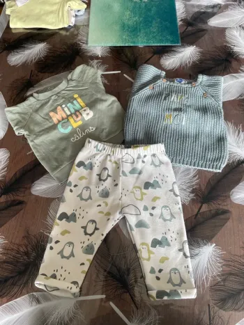 Ensemble pulls et jogging 9 mois