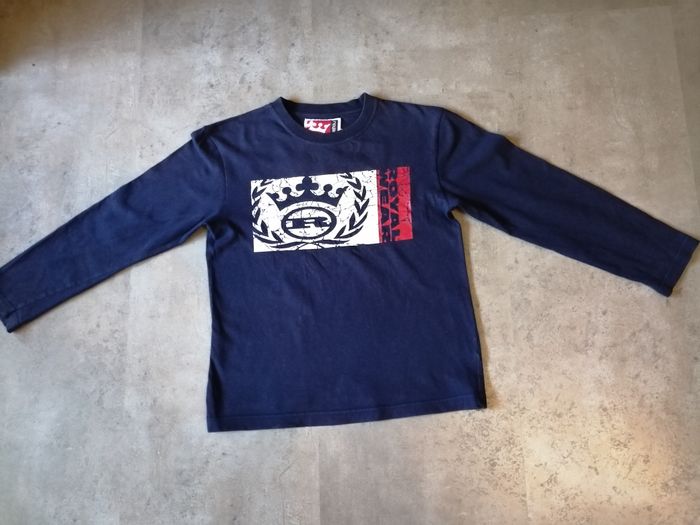 T shirt manches longues marine 12 ans ROYALWEAR - photo numéro 2