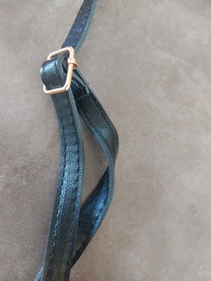 Petit sac à main noir de soirée - photo numéro 5