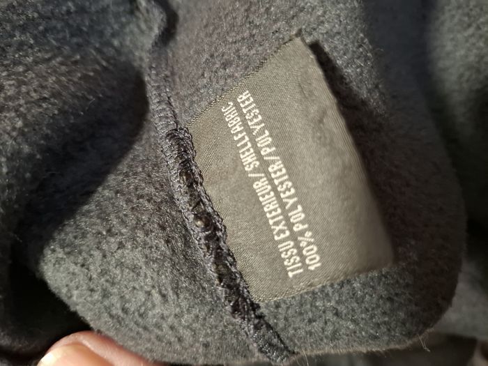 Beau gilet/veste homme polaire L gris anthracite zippé col montant très bon état - photo numéro 7