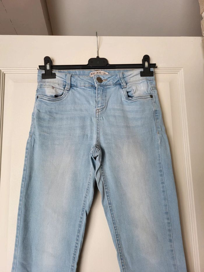 Jean court denim bleu clair Cache Cache - photo numéro 2
