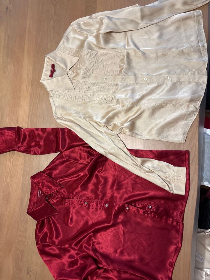 Chemisiers femme aspect satin