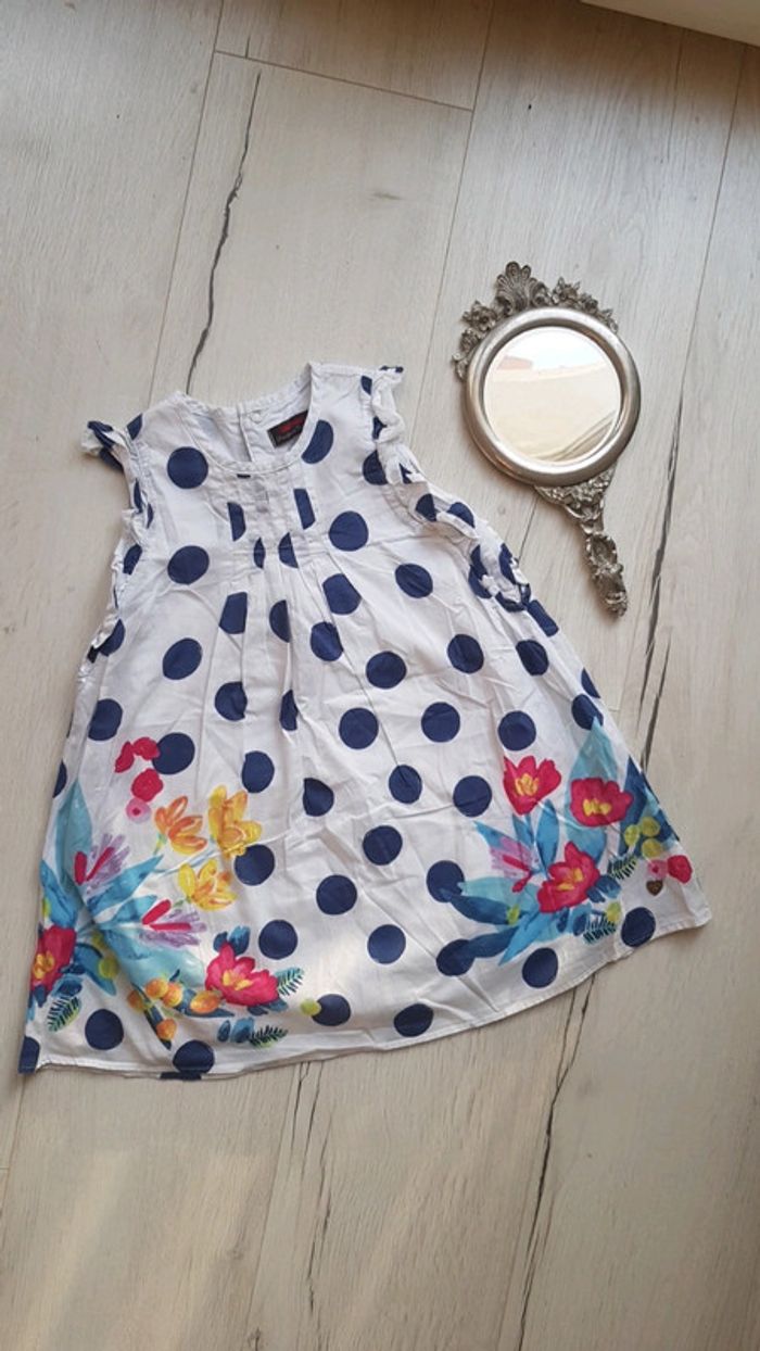 Superbe robe légère estivale catimini fille 3ans
