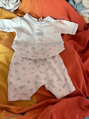 Petit ensemble  2 pièces sucre d’orge taille 50cm