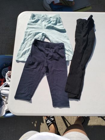 2 pantacourts et 1 legging long