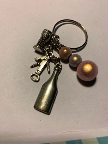Porte clé amateur de vin