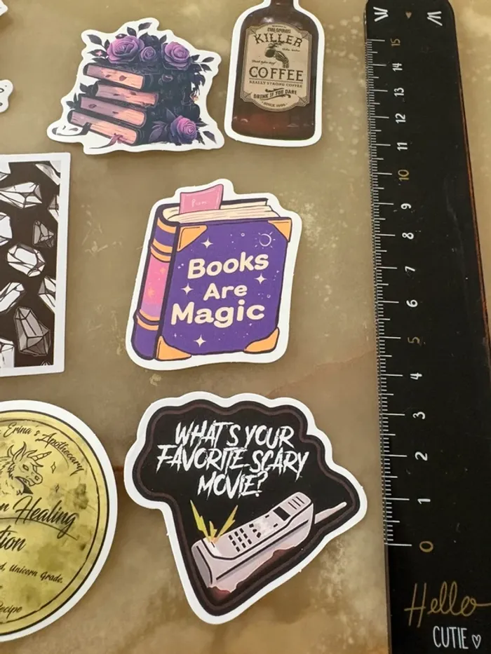 Stickers thème Wicca 10 pièces - photo numéro 2