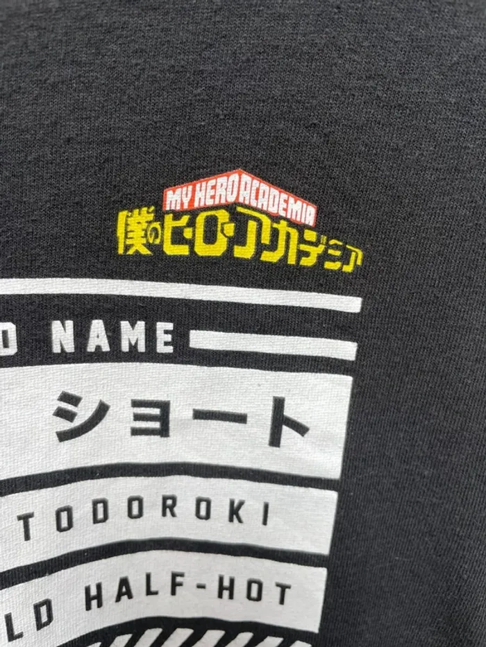 T-shirt My Hero Academia Mens Size Medium - photo numéro 3