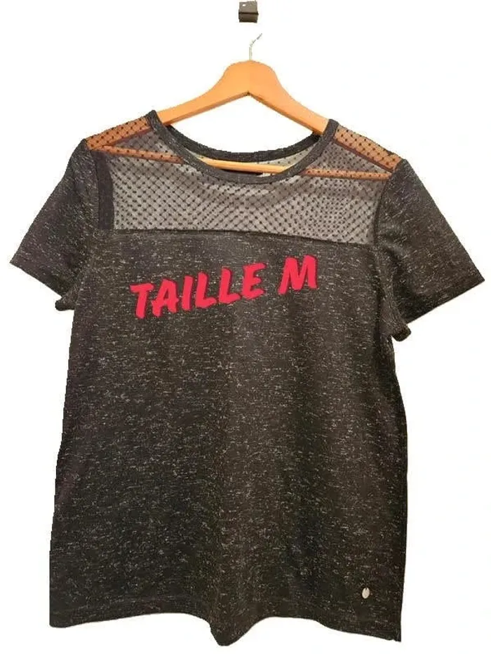 Tee-shirt Noir  Deluxe 38/M