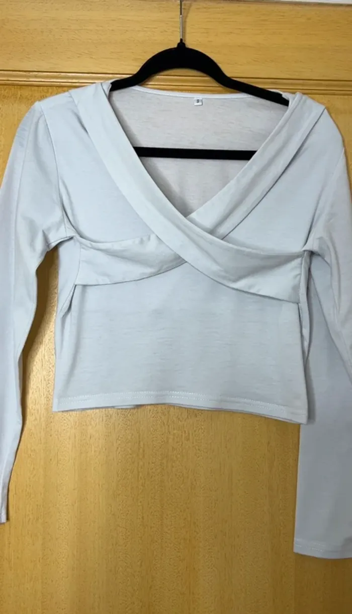 Crop top col croisé – T36 - photo numéro 2