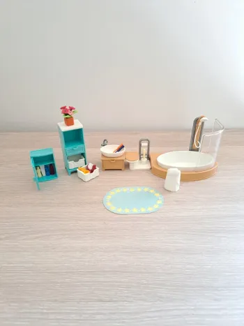 Playmobil 5330 Victorienne salle de bains avec baignoire et pare douche