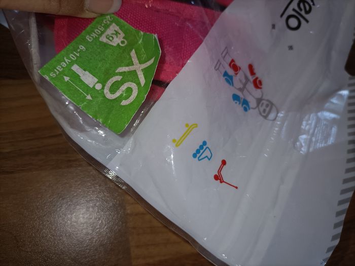 Kit protection roller Oxelo rose et noir 25-50 kg 6-10 ans - photo numéro 7