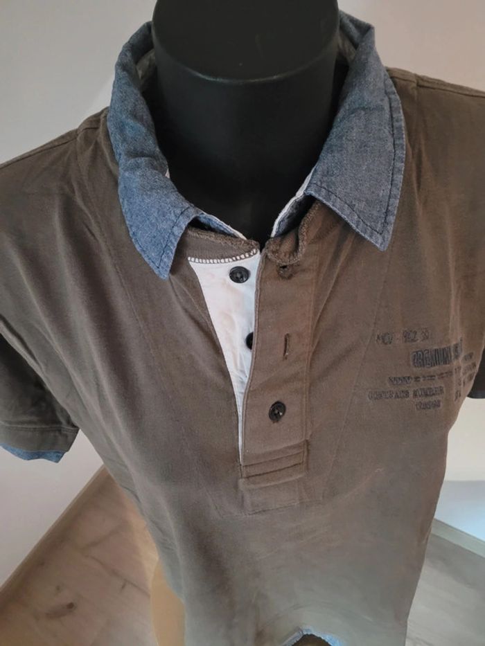 Polo kaki homme - photo numéro 3