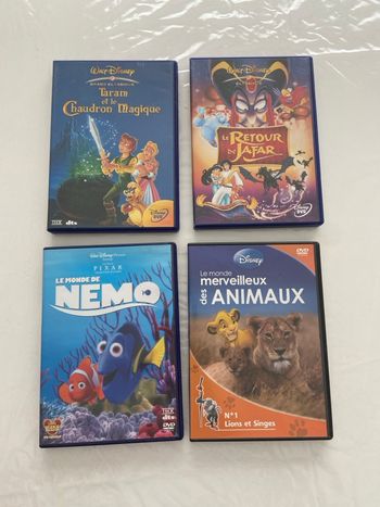 Lot 4 DVD Disney & Pixar - Classiques