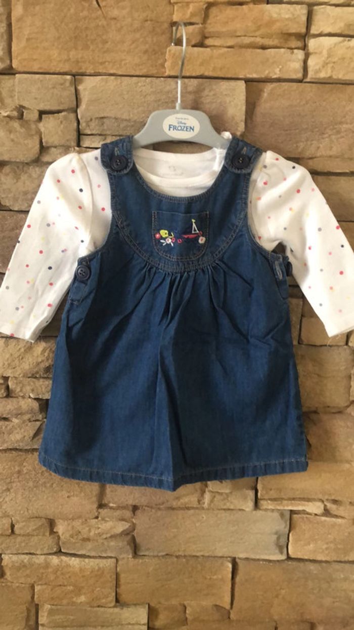 Ensemble robe et body 3-6 mois