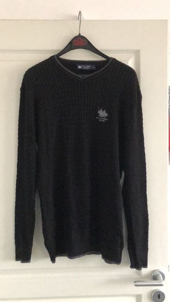 Pull homme col V