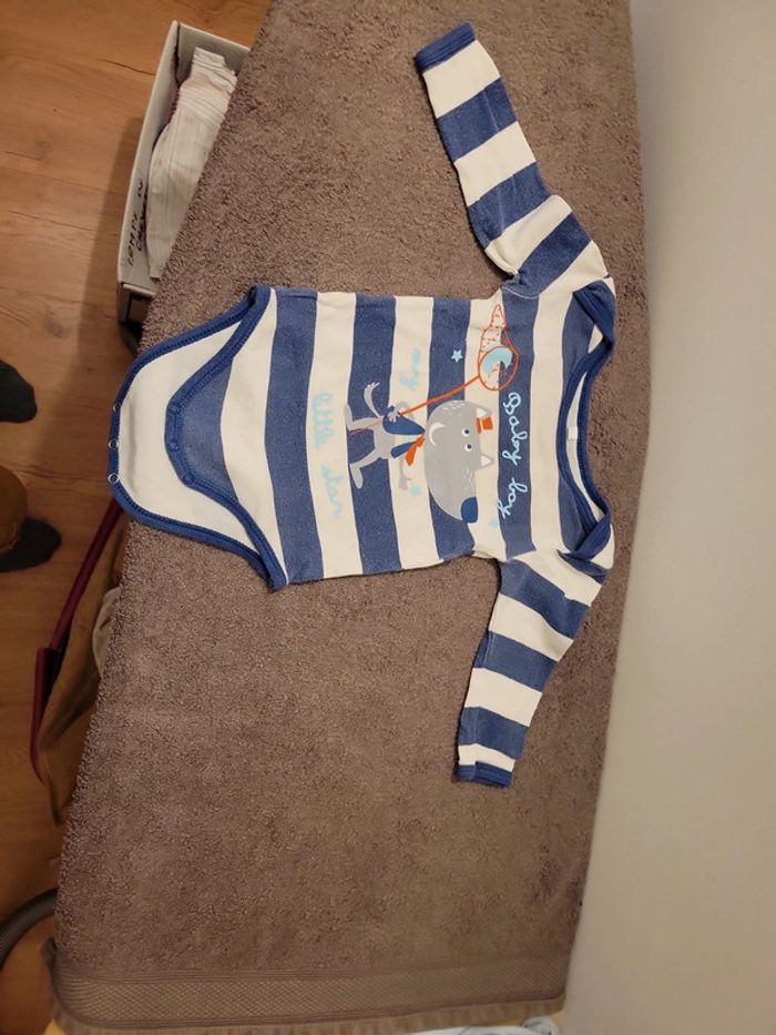 Body rayure bleu - photo numéro 2