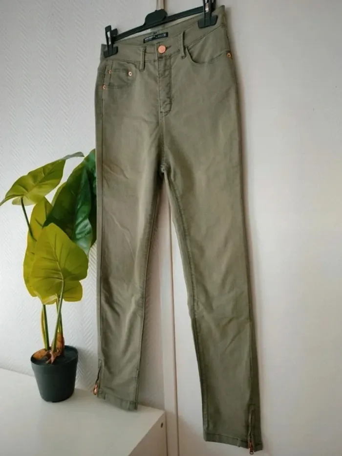 Pantalon Kaki  Cortefiel S - photo numéro 3
