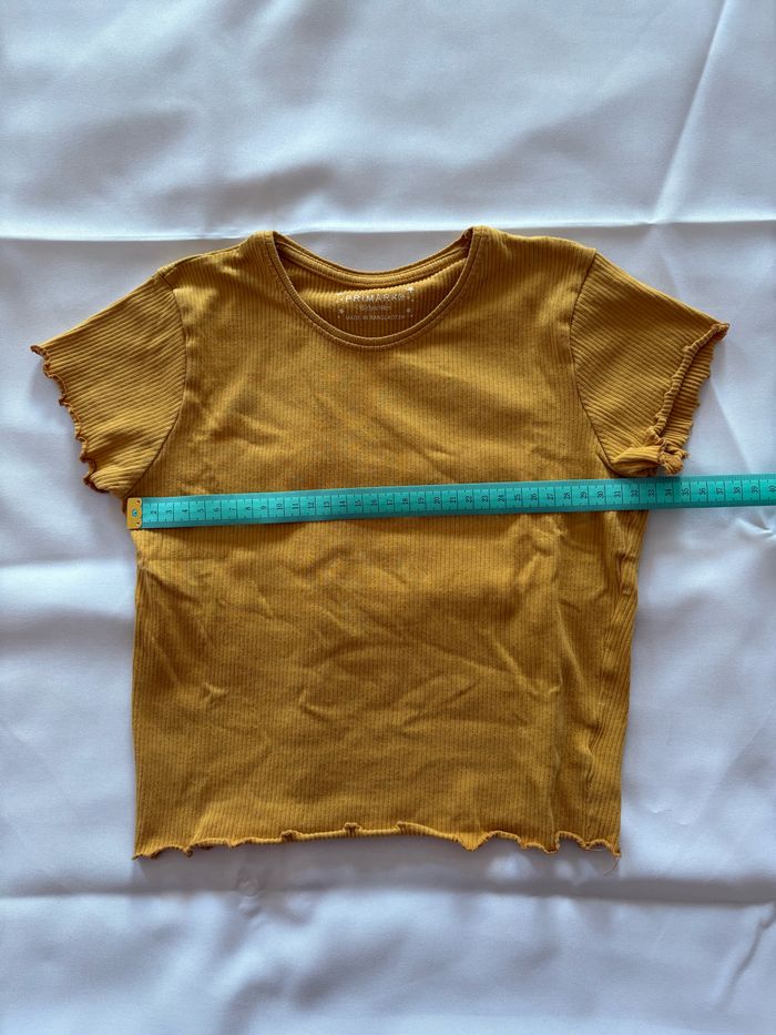 T-shirt manches courtes moutarde - 12/13 ans - photo numéro 7