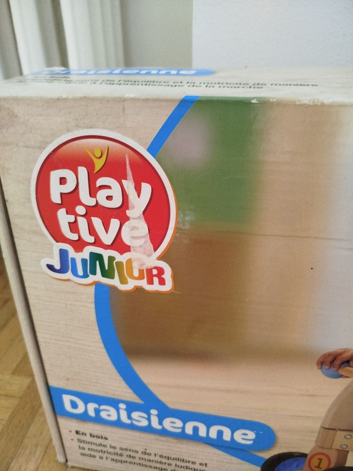 Draisienne  en bois  PlaytiveJunior lidl 1-5 - photo numéro 3