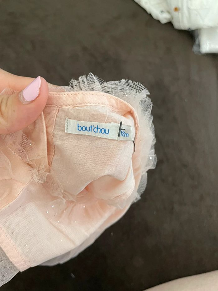 Robe rose claire 12M neuf sans étiquette - photo numéro 3