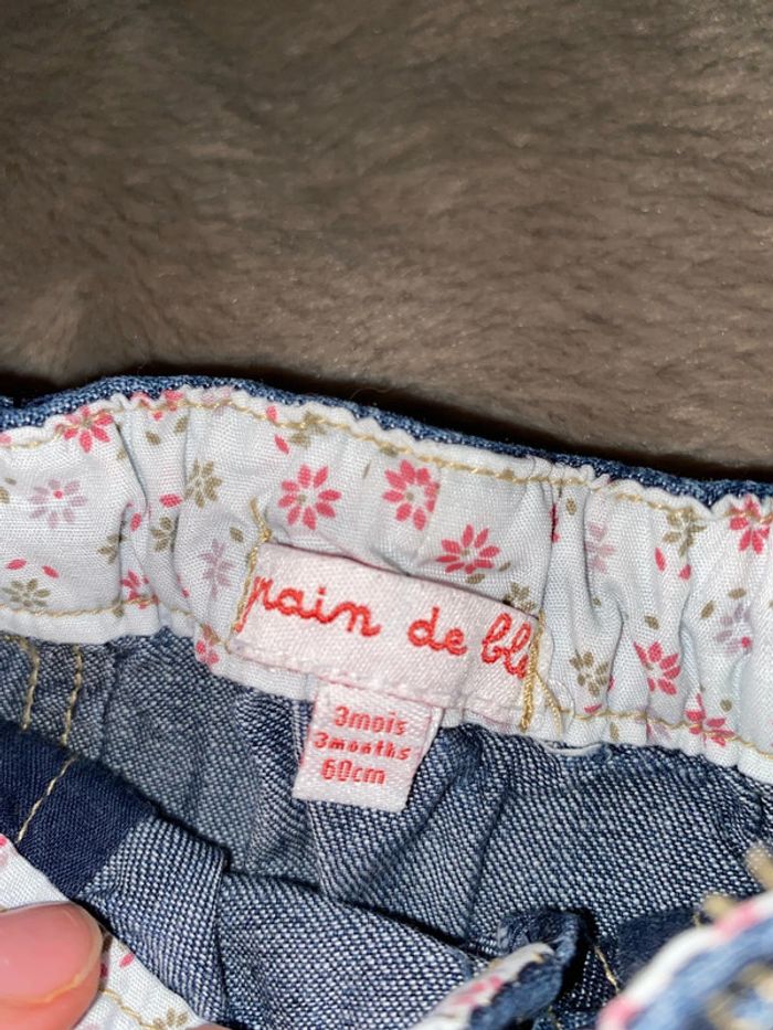 🌸lot 2 jupes en jean 3 mois - photo numéro 3