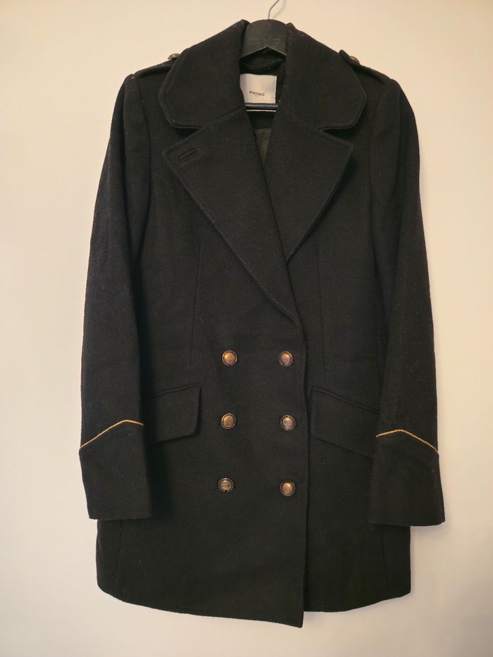 Manteau officier Mango