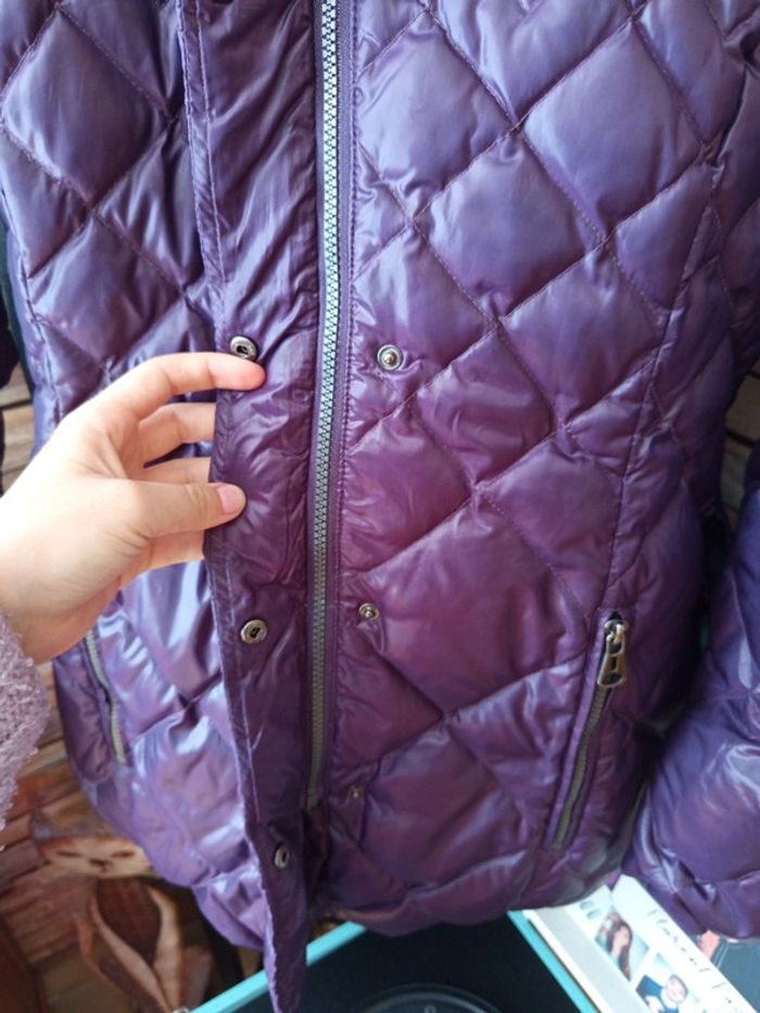 Manteau matelassé violet Betty Barclay - photo numéro 4