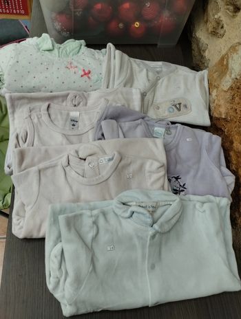 Lot pyjamas 6 mois fille